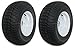 eCustomRim 2-Pk Trailer Tire Rim 20.5 8 10 205/65-10 20.5X8.0-10 10 5 Lug E White Wheel