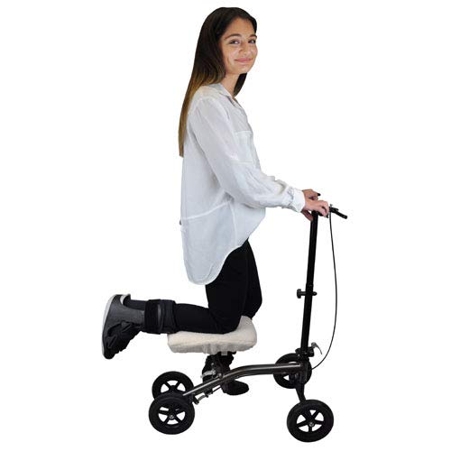Blue Jay An Elite Healthcare Brand Soft N Plush Comfort Scooter Knee Pads for Walkers and Rollators | Soft Padding Accessory Reducing Pain and Pressure | Mobility Aid