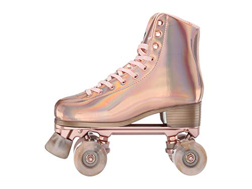 Impala Rollerskates Girl's Impala Quad Skate (Big Kid/Adult) Marawa Rose Gold 9 (US Men's 7, Women's 9) M