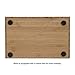 MobileVision Slim Bamboo Charging Station & Compatible Adapter for Apple Watch Multi Device Organizer, Smartphones, Tablets, Laptops & More