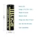 LiCB 14500 Battery 2 Pack 800mAh 3.7V Lithium ion Rechargeable Flat Top