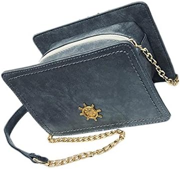Fashion Women Chains Zipper Messenger Bag Handbag Ladies Small Crossbody Bags Women Famous Brands Designers Shoulder Bags Girls -Steplove (Blue)