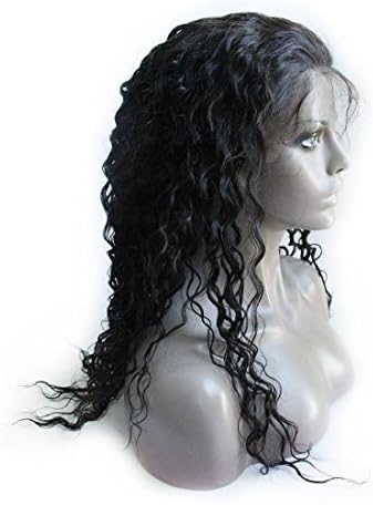 Ms Fenda Water Wave Glueless Lace Front Wigs 130% Density Brazilian Remy Human Hair Adjustable Wigs with Baby Hair for Black Women (22inch, Water Wave)