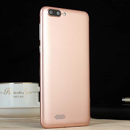 Highpot 5 Inch Ultrathin Dual SIM Cell Phone - Android 5.1 Quad-Core 512MB+4GB GSM 3G WiFi Unlocked Mobile Phone Smartphone (Rose Gold)
