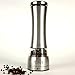 Elevated Living Premium Electric Pepper or Salt Grinder Mill, Stainless Steel with Automatic LED Light