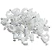 CableWholesale RG6 Cable-Clip, White, 100 Pieces per Bag (200-961)
