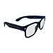 TGETH EL Glasses El Wire Fashion Neon LED Light Up Shutter Shaped Glow Sun Glasses Rave Costume Party DJ Bright Sunglasses (Blue)