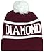 Diamond Supply Co Beanie Hats (White Wth Red)
