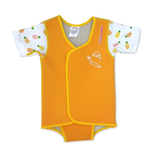 Cheekaaboo Waterbabes Baby & Kids One Piece Swimsuit for Boys and Girls, 6-18 Months, Orange