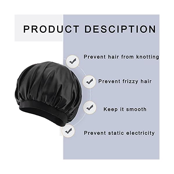 2Pcs-Satin-Bonnet-Silk-Night-Sleep-Cap-Wide-Band-Soft-Sleep-Hat-Sleeping-Hair-Care-Headwrap-for-Long-Short-Curly-Natural-HairBlackLeopard-pattern 2Pcs Satin Bonnet, Silk Night Sleep Cap Wide Band Soft Sleep Hat Sleeping Hair Care Headwrap for Long Short Curly…