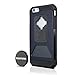 Rokform iPhone 6/6s Fuzion Pro Series Aluminum & Carbon Fiber Rugged Magnetic Phone case with twist lock & universal magnetic car mount (Black) 532201