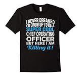 Men's Super Cool Chief Operating Officer Funny Gift T Shirt XL Black