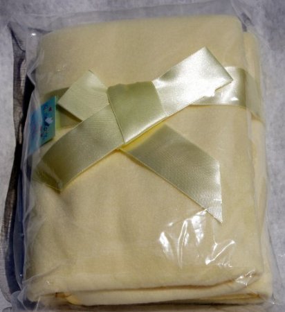 yellow fleece baby blanket