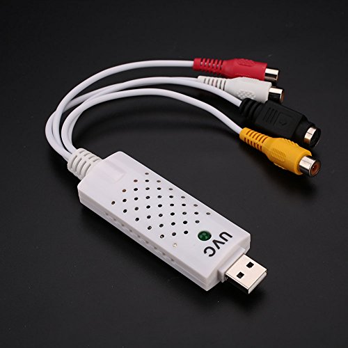 Cewaal USB 2.0 Video TV Tuner DVD AV Capture Card Converter Adapter for Win7 Win8