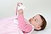 Bitta Kidda Baby Soother Sleeping Bag Wearable Blanket + Lovey - Pink Circles 3M