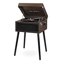 Victrola Bluetooth Record Player Stand with 3-Speed Turntable