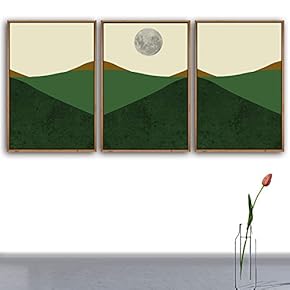 3 Piece Framed Canvas Wall Art for Living Room, Bedroom Nordic Simple Style Canvas Prints for Modern Home Decoration Ready to Hang - 16"x24"x3 Panels