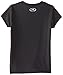 Under Armour Girls 2-6X Solid Big Logo Short Sleeve Black