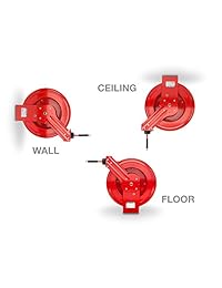 Carrete de manguera de aire con enrollador automático I.D. de 50 pies x 3 8 pulgadas (250 PSI) Tekton 46845