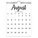 TF Publishing 19-6204A July 2018 - June 2019 Black & White Script Monthly Wall Calendar, 9 x 12