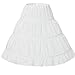 Lanbaodress Girls' 3 Hoops Petticoat Skirt Flower Girl Crinoline Underskirt