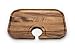 Ironwood Gourmet Paso Robles Canapé Tray, 7.5 x 10.5 x 0.5 inches, Brown