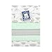 Gerber Boys and Girls Newborn Infant Baby Toddler Nursery 100% Cotton Flannel Receiving Swaddle Blanket, Green, 5-Pack