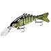 Bass Fishing Lure Swimbait Hard Lures- Rattling Trap Lure with Multi Segments and 2 Trebles Hooks 1/2-Ounce 4.4-Inch(Green)