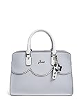 GUESS Factory Women's Saffiano Scalloped Box Satchel