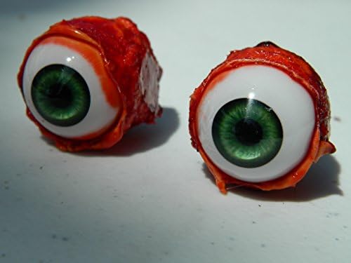 Pair of Realistic Life size Bloody Eye Poppers for Masks or Skulls - Halloween props -- FB03
