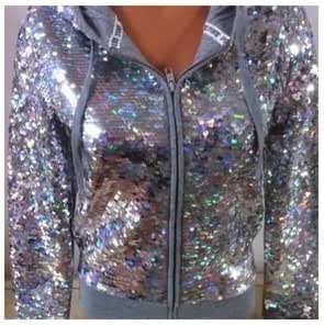 victoria secret pink sequin hoodie
