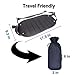 Airplane Footrest, Airplane Travel Accessories with Inflatable Travel Pillow U-Shape, Portable Travel Foot Rest Hammock for Long Trips Flights Train Bus - Travelers Businessman Necessities with Bag
