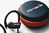 FITLIFEAUDIO Wireless Bluetooth Headphones w/Carry Case | In-Ear Earbuds with Super Bass | IPX7 Waterproof Rated Noise-Cancelling Headset | Fitness, Exercise, Running, Gym