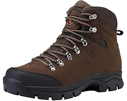 CAMEL CROWN Outdoor Mid Hiker Leather Boots New CAMEL CROWN Mens Hiking Boots Outdoor Trekking Backpacking  main image 2