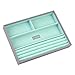 Stackers Dove Gray and Mint Classic Ring & Bracelet section jewelry box