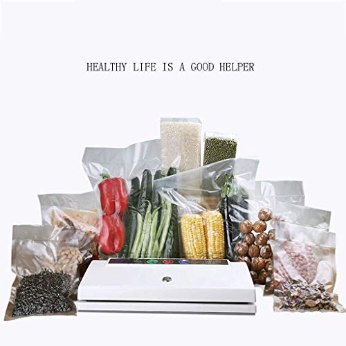 LKNJLL Vakuumierer Maschine, 80 kPa Automatische Lebensmittel Sealer mit Cutter for Nahrung Savers, mit bis zu 40… – Bild 5