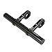 Kbrotech Bike Handlebar Extender Double Handlebar Extension Carbon Fiber Mount Holder with Aluminum Alloy Bracket Space Saver