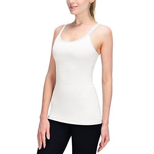 cami tank tops with built in bra