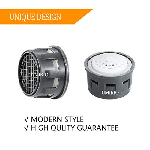 Bathroom Faucet Aerator Replacement High Flow Kitchen Faucet Aerator Attachment Kitchen Sink Faucet Filter Head Dishwasher Faucet Adapter Faucet Screen Replacement Faucet Parts, Standard Size, 3 Pack