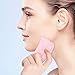 Top Plaza Gua Sha Scraping Massage Tool 100% Hand Made Natural Rose Quartz Jade Guasha Board SPA Acupuncture Therapy Massage Stones-Set of 5