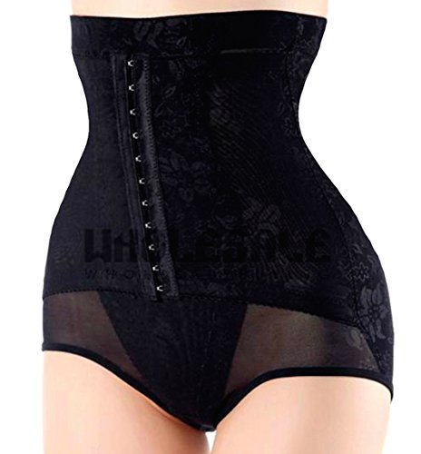 ShaperQueen 1015 Women Best Waist Cincher Girdle Belly Trainer Corset Body Shapewear (XL, Black)