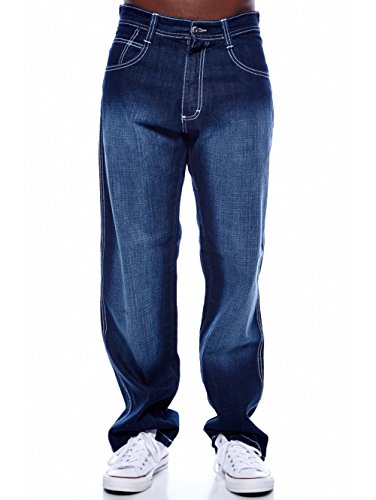 Indigo Southpole Relaxed Fit Jeans SOUTHPOLE Loose Fit Jeans In