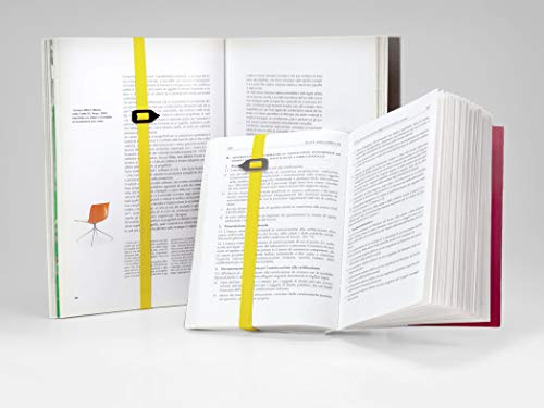 Lastword Bookmarks - Elastic bookmark Perfect for Any Book - book markers for women - bookmarks for men - bookmarks for kids - Don't Lose Your Mark, Design Made in Italy book marks (Red) - Thumbnail 2