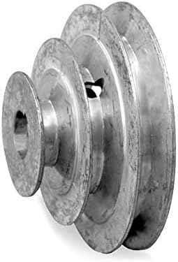 4" Diameter - 3 Step Pulley 1/2" - 5/8" Fixed Bore - Die Cast by Congress
