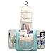 tuowan Hanging Toiletry Bag Travel Cosmetic Makeup Kit Organizer for Women Men Large (Green (2 side pockets))