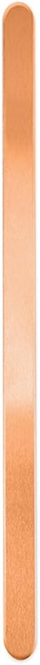 Impress Art Bracelet Blanks, 1/4" x 6", Copper, 5 Pack