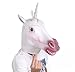 Lubber Novelty Unicorn Latex Animal Head Mask, Halloween Costume