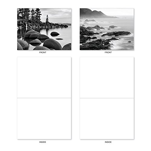 M3309 On The Rocks: 10 Assorted Blank All-Occasion Note Cards Feature Dramatic Rocky Landscapes, w/White Envelopes - Folded Set - Thumbnail 5