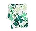 Morgan Home St. Patrick's Day Soft & Cozy Velvet Throw Blanket, 50-Inch x 60-Inch (White Green Clover Shamrocks)