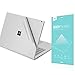 VFENG Premium 4-in-1 Full Body Skin Sticker Decals, Decorative Protector Skins for Microsoft Surface Book 2 13.5 Inch (i7 CPU Configuration Version)- Silver